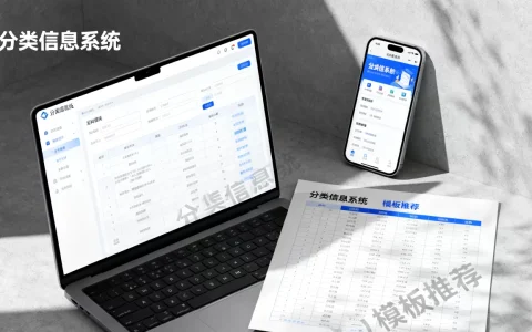 分类信息系统网站模板怎么选，有哪些推荐？