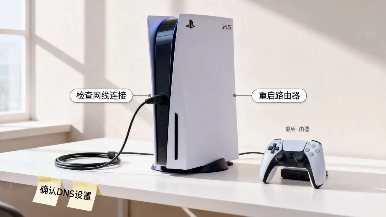 PS5连接不上服务器怎么回事,PS5网络连接失败解决办法有哪些 PS5连接不上服务器怎么回事,PS5网络连接失败解决办法有哪些