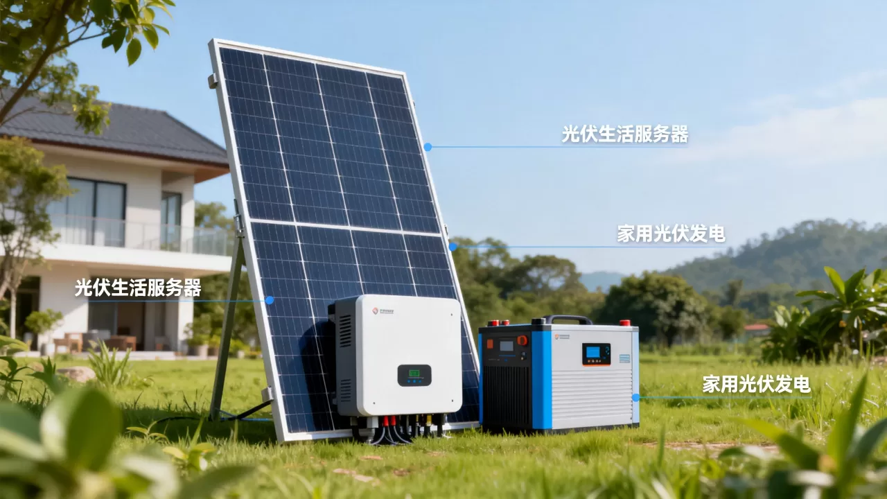 光伏生活服务器有哪些?,家用光伏发电怎么选 光伏生活服务器有哪些?,家用光伏发电怎么选