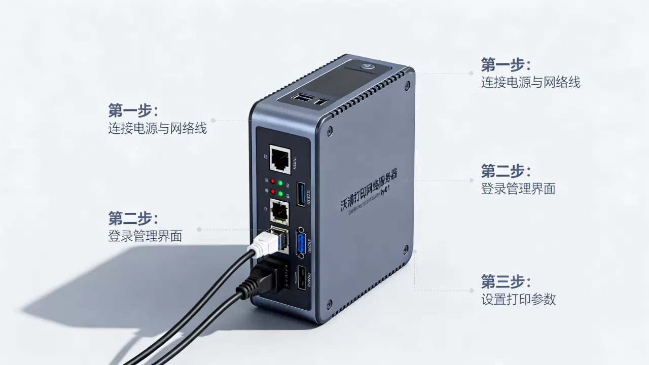 沃浦打印网络服务器dy01怎么使用,详细设置步骤是什么? 沃浦打印网络服务器dy01怎么使用,详细设置步骤是什么?