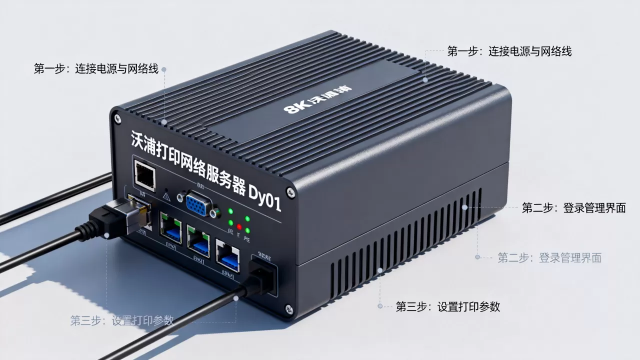 沃浦打印网络服务器dy01怎么使用,详细设置步骤是什么? 沃浦打印网络服务器dy01怎么使用,详细设置步骤是什么?