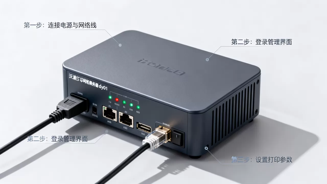 沃浦打印网络服务器dy01怎么使用,详细设置步骤是什么? 沃浦打印网络服务器dy01怎么使用,详细设置步骤是什么?