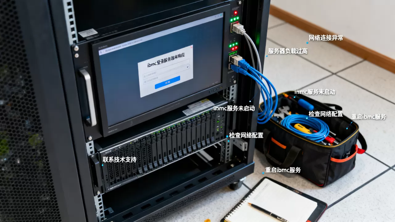 ibmc登录服务器未响应是哪里出了问题?,怎么解决? ibmc登录服务器未响应是哪里出了问题?,怎么解决?