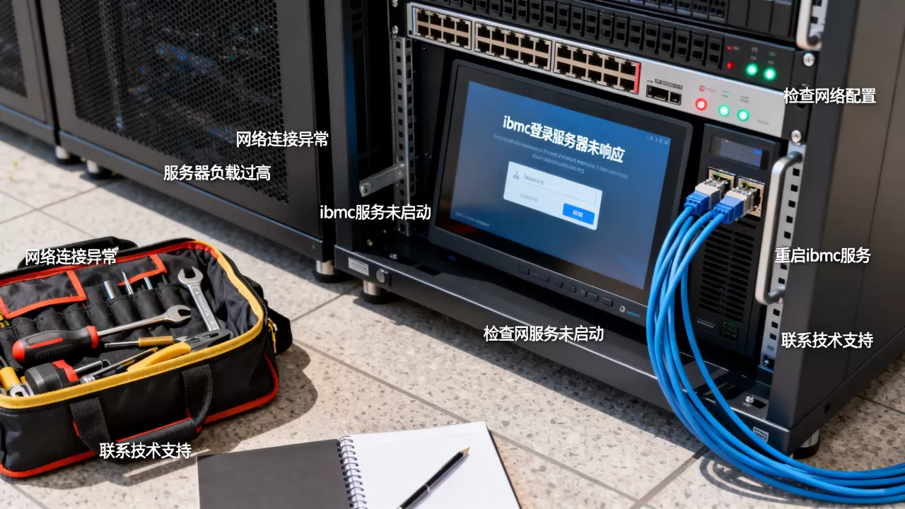 ibmc登录服务器未响应是哪里出了问题?,怎么解决? ibmc登录服务器未响应是哪里出了问题?,怎么解决?
