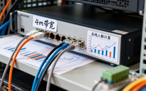 服务器4m带宽能容纳多少人？，怎么计算在线人数？