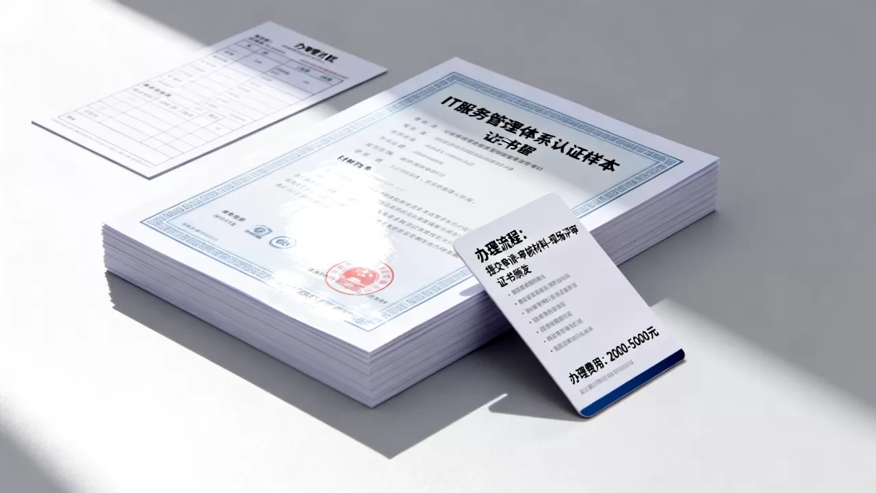 IT服务管理体系认证证书怎么办理,多少钱 IT服务管理体系认证证书怎么办理,多少钱