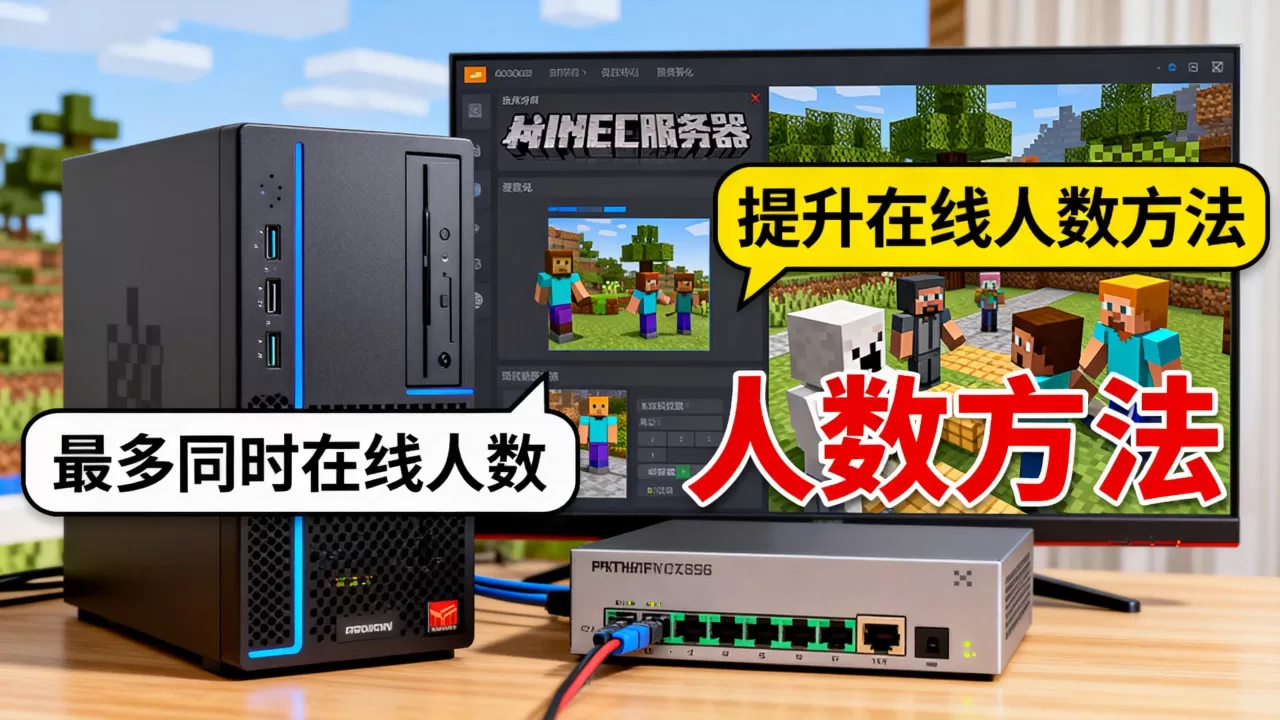我的世界服务器最多能同时在线多少人?,怎么提升同时在线人数? 我的世界服务器最多能同时在线多少人?,怎么提升同时在线人数?