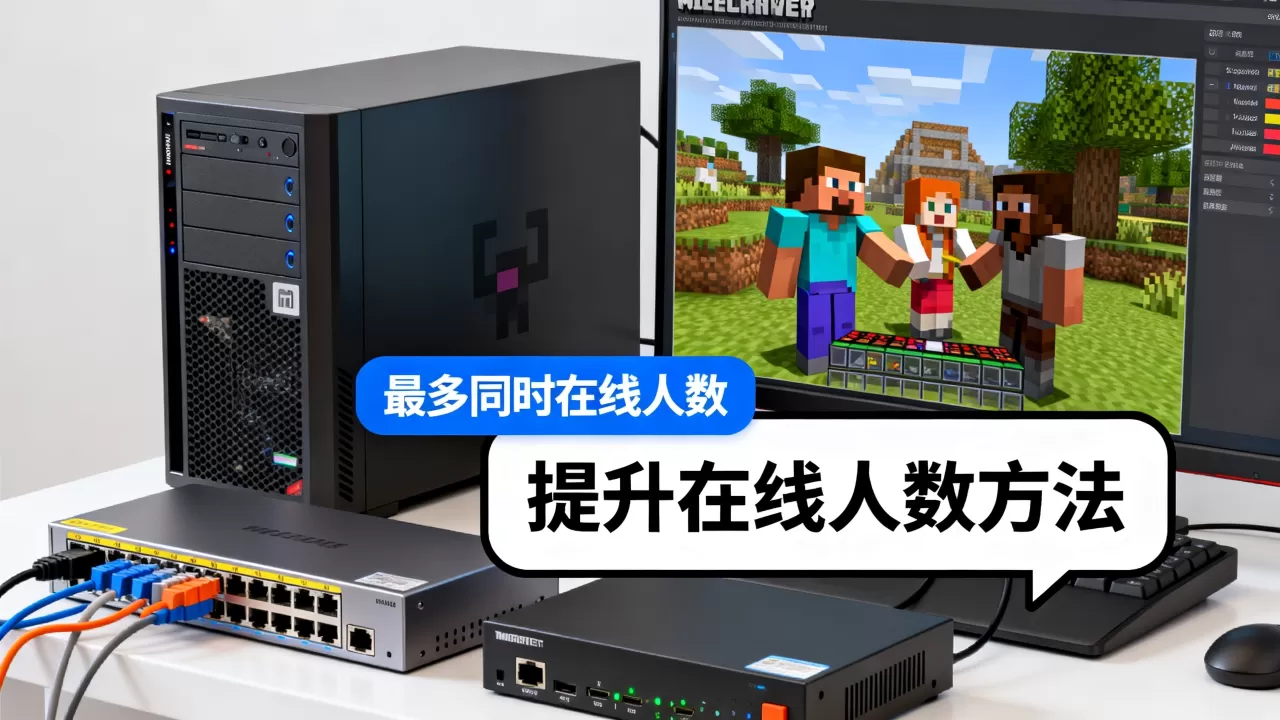 我的世界服务器最多能同时在线多少人?,怎么提升同时在线人数? 我的世界服务器最多能同时在线多少人?,怎么提升同时在线人数?