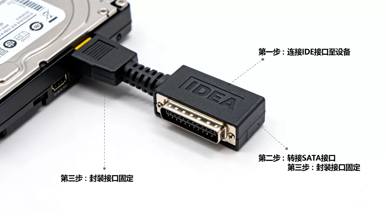 IDE接口转SATA转封装接口怎么用,教程是什么 IDE接口转SATA转封装接口怎么用,教程是什么