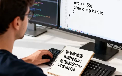int转char时如何避免数据丢失，怎么转换？
