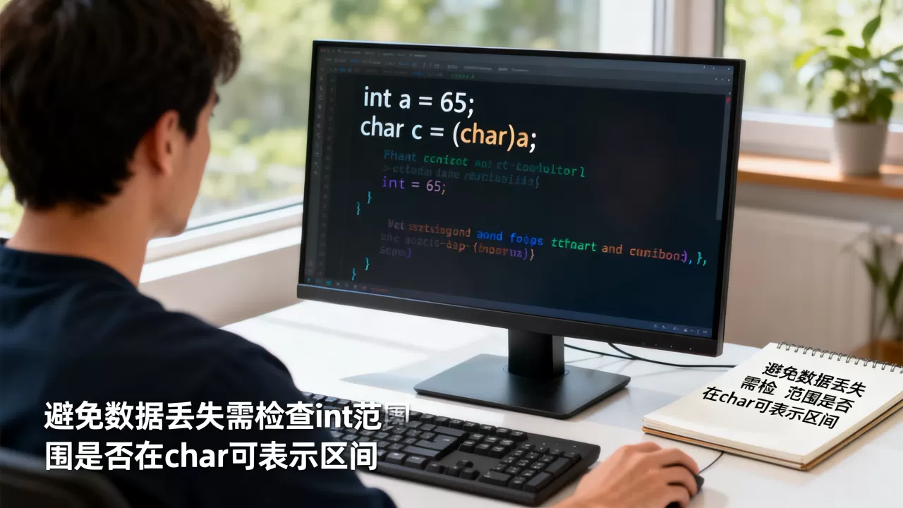 int转char时如何避免数据丢失,怎么转换? int转char时如何避免数据丢失,怎么转换?