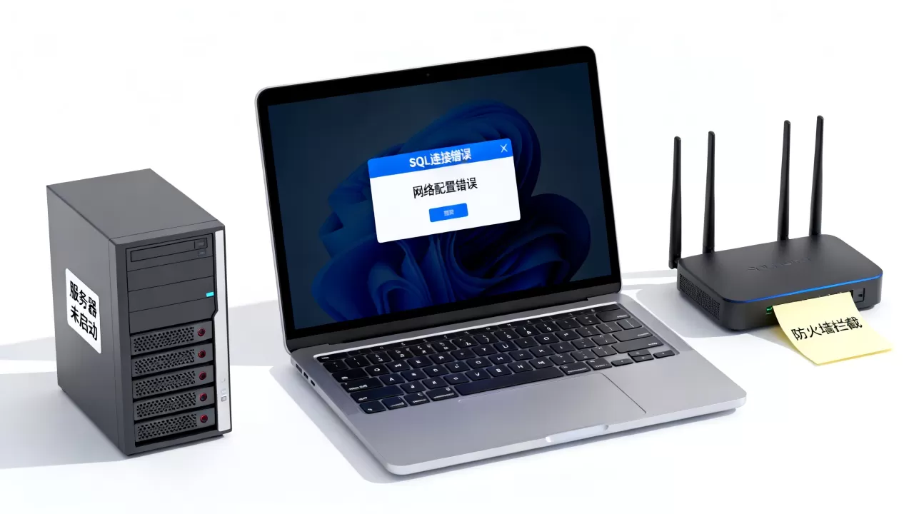 为什么SQL无法连接到网络服务器,常见原因有哪些? 为什么SQL无法连接到网络服务器,常见原因有哪些?