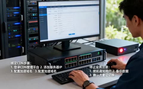 服务器如何绑定CDN并停止业务，有哪些注意事项