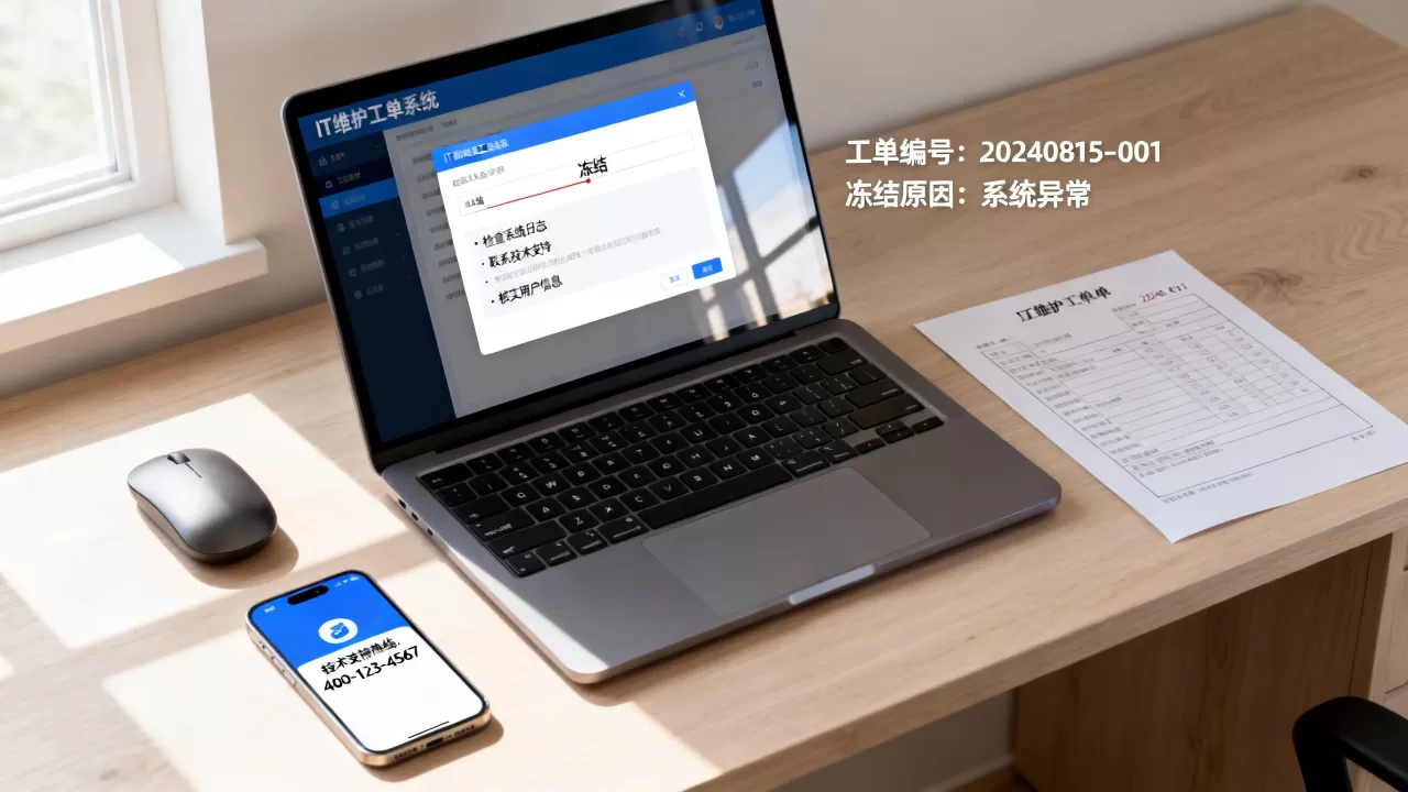 IT维护工单系统工单冻结怎么处理,是什么原因? IT维护工单系统工单冻结怎么处理,是什么原因?
