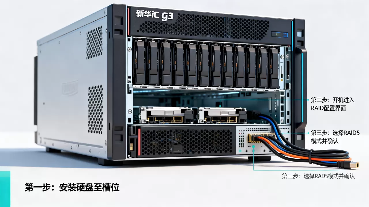 新华三g3服务器怎么做raid5,raid5怎么设置 新华三g3服务器怎么做raid5,raid5怎么设置