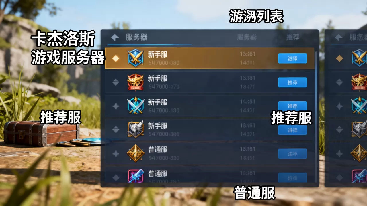 卡杰洛斯有哪些服务器,哪个服务器最适合新手? 卡杰洛斯有哪些服务器,哪个服务器最适合新手?