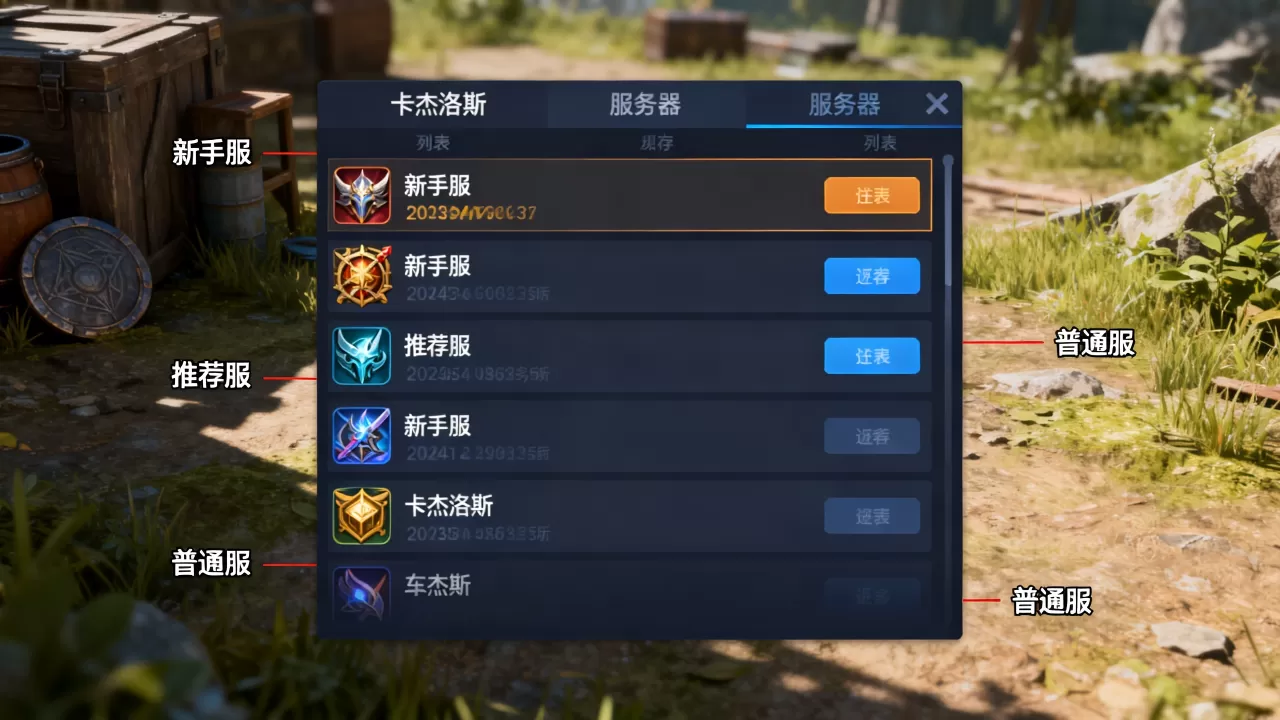 卡杰洛斯有哪些服务器,哪个服务器最适合新手? 卡杰洛斯有哪些服务器,哪个服务器最适合新手?