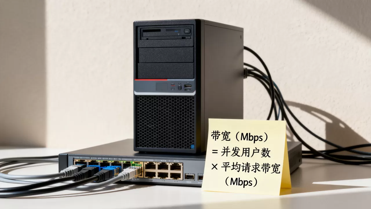 服务器10m带宽能支撑多少人并发?带宽与访问量换算公式? 服务器10m带宽能支撑多少人并发?带宽与访问量换算公式?