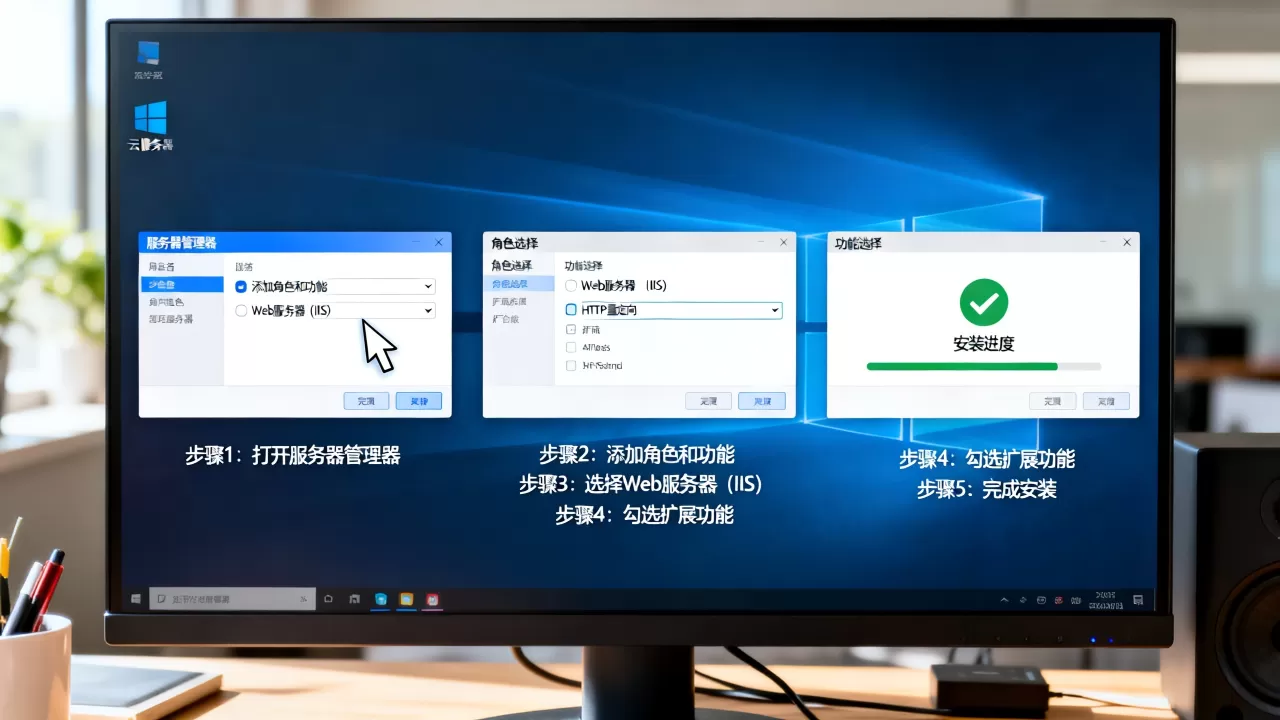 Windows云服务器如何安装IIS?,安装步骤有哪些? Windows云服务器如何安装IIS?,安装步骤有哪些?