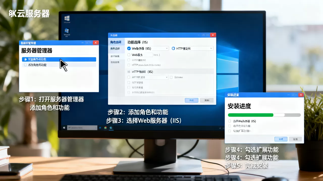 Windows云服务器如何安装IIS?,安装步骤有哪些? Windows云服务器如何安装IIS?,安装步骤有哪些?
