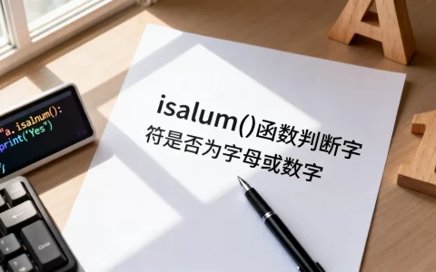isalnum字符集判断怎么用，有什么作用？