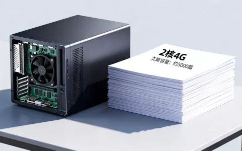 2核4g服务器能容纳多少篇文章，够用吗？