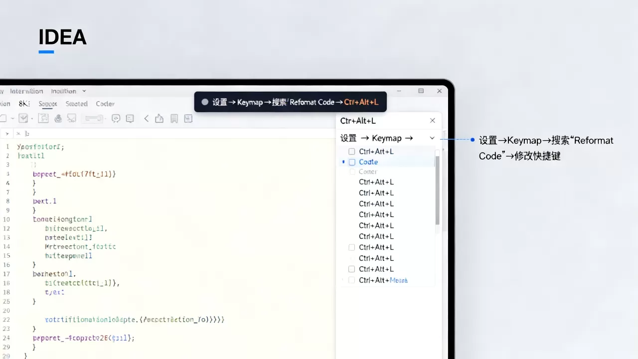 IDEA格式化代码的快捷键是什么,怎么设置? IDEA格式化代码的快捷键是什么,怎么设置?