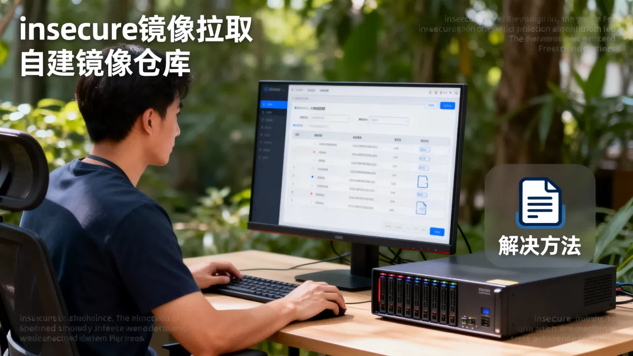 什么是insecure拉取自建镜像仓库的镜像?,怎么解决 什么是insecure拉取自建镜像仓库的镜像?,怎么解决