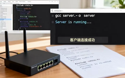 c语言的服务器和客户端怎么运行？,运行环境怎么配置？