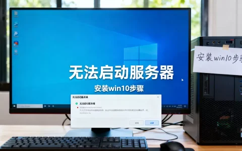 安装win10 无法启动服务器失败怎么办啊