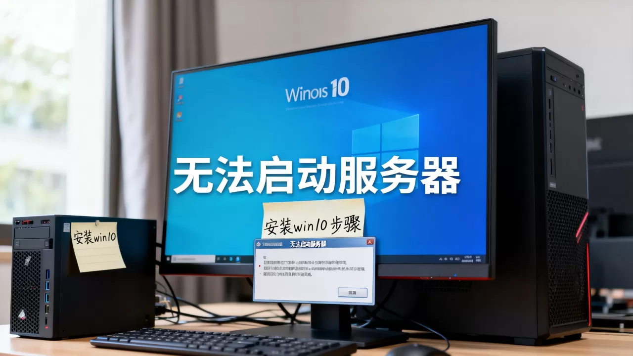 安装win10 无法启动服务器失败怎么办啊 安装win10 无法启动服务器失败怎么办啊