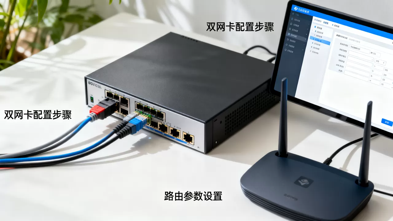 服务器双网卡路由怎么配置?,双网卡同时上网设置方法 服务器双网卡路由怎么配置?,双网卡同时上网设置方法
