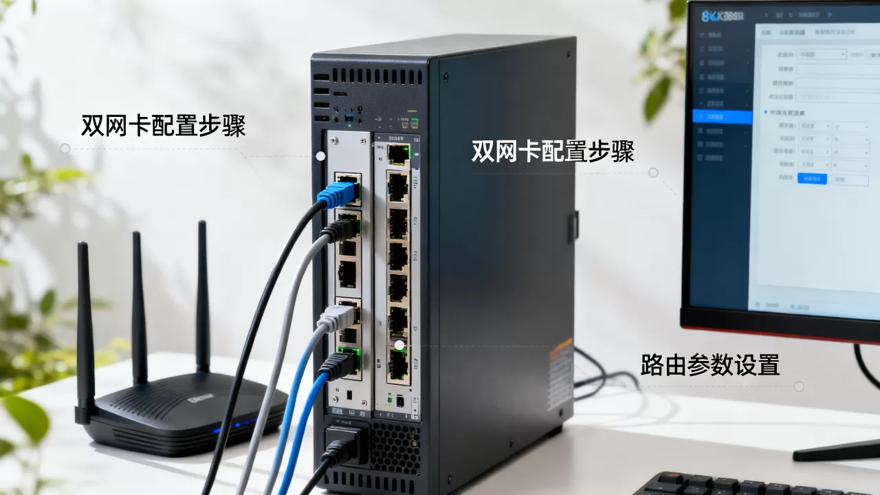 服务器双网卡路由怎么配置?,双网卡同时上网设置方法 服务器双网卡路由怎么配置?,双网卡同时上网设置方法