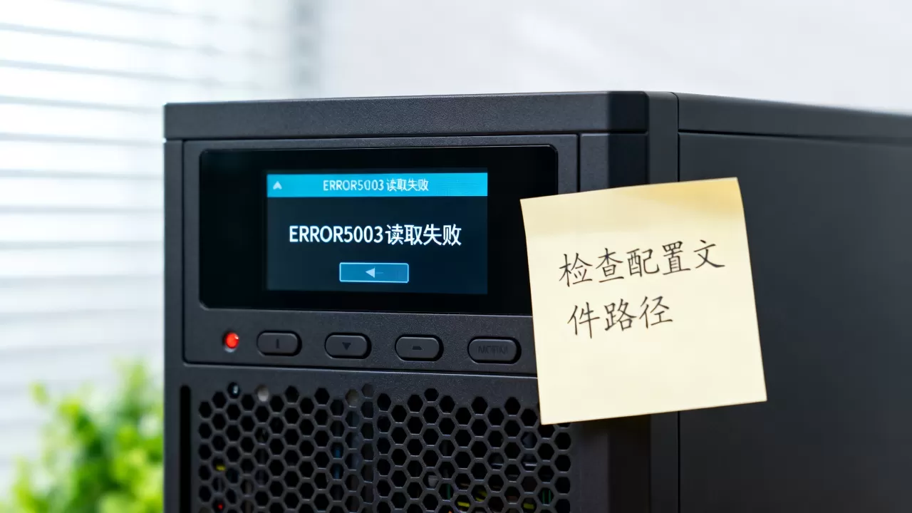 服务器生成配置文件ERROR5003读取失败怎么办,如何解决 服务器生成配置文件ERROR5003读取失败怎么办,如何解决