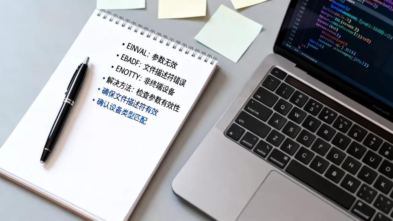 ioctl函数错误码有哪些常见类型及解决方法?,如何解决? ioctl函数错误码有哪些常见类型及解决方法?,如何解决?