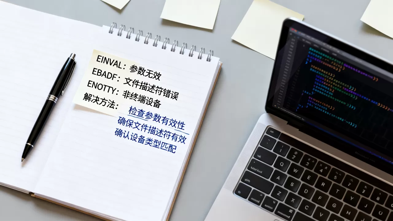 ioctl函数错误码有哪些常见类型及解决方法?,如何解决? ioctl函数错误码有哪些常见类型及解决方法?,如何解决?
