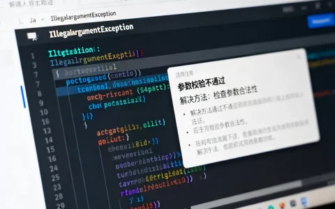 Java中非法参数异常是什么原因？，怎么解决