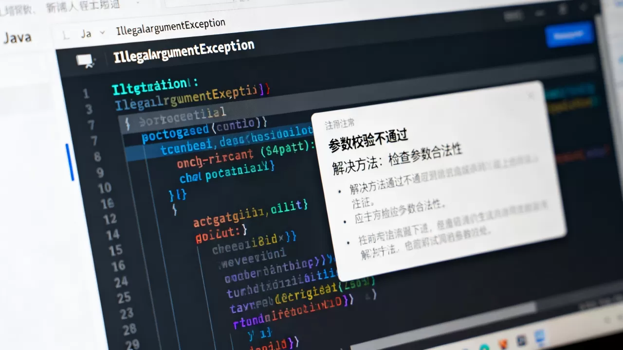 Java中非法参数异常是什么原因?,怎么解决 Java中非法参数异常是什么原因?,怎么解决