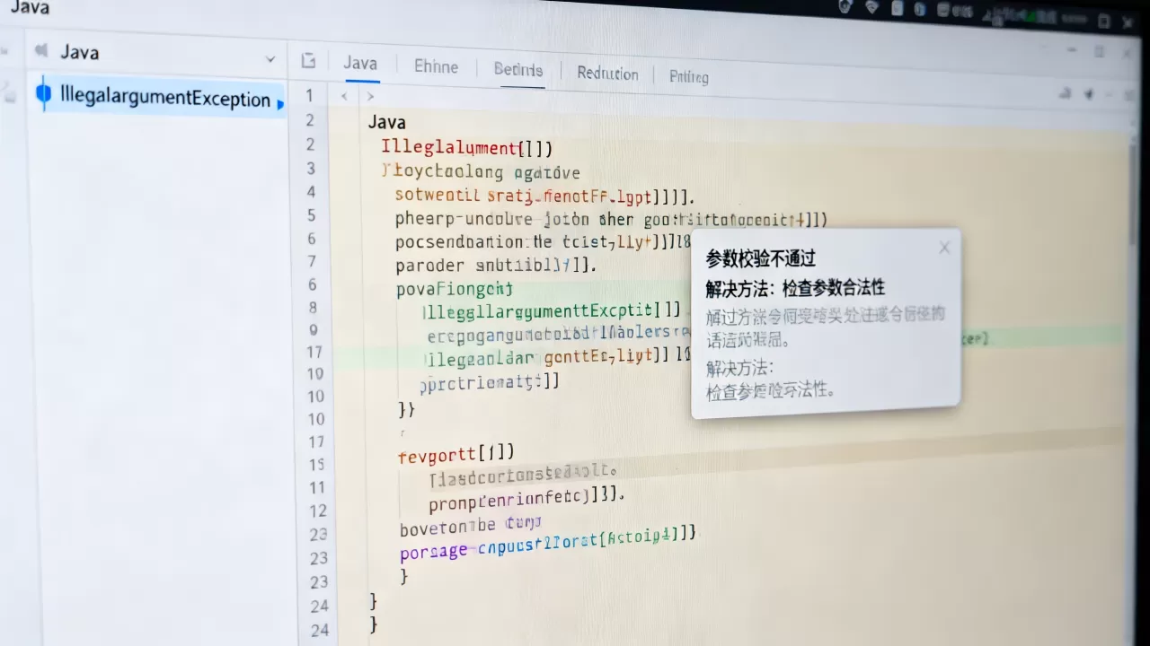 Java中非法参数异常是什么原因?,怎么解决 Java中非法参数异常是什么原因?,怎么解决