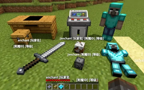 我的世界2b2t服务器怎么附魔？，附魔指令有哪些？