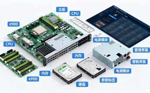 e9000服务器由哪些组件构成呢，配置参数怎么看