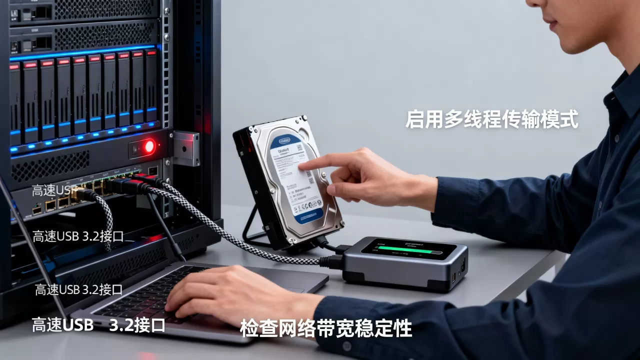 服务器中2个T的大文件怎么快速弄出来,有什么方法? 服务器中2个T的大文件怎么快速弄出来,有什么方法?
