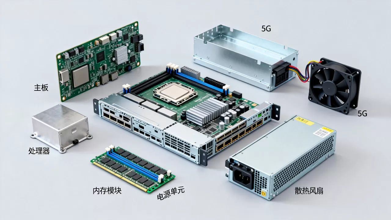 5G服务器由哪些单元组成?,核心部件包含哪些? 5G服务器由哪些单元组成?,核心部件包含哪些?