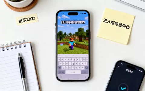 如何进入2b2t网易手机版服务器，进服教程是什么？