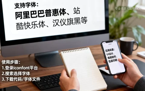 iconfont字体图标服务支持的全部字体都有哪些，怎么用？