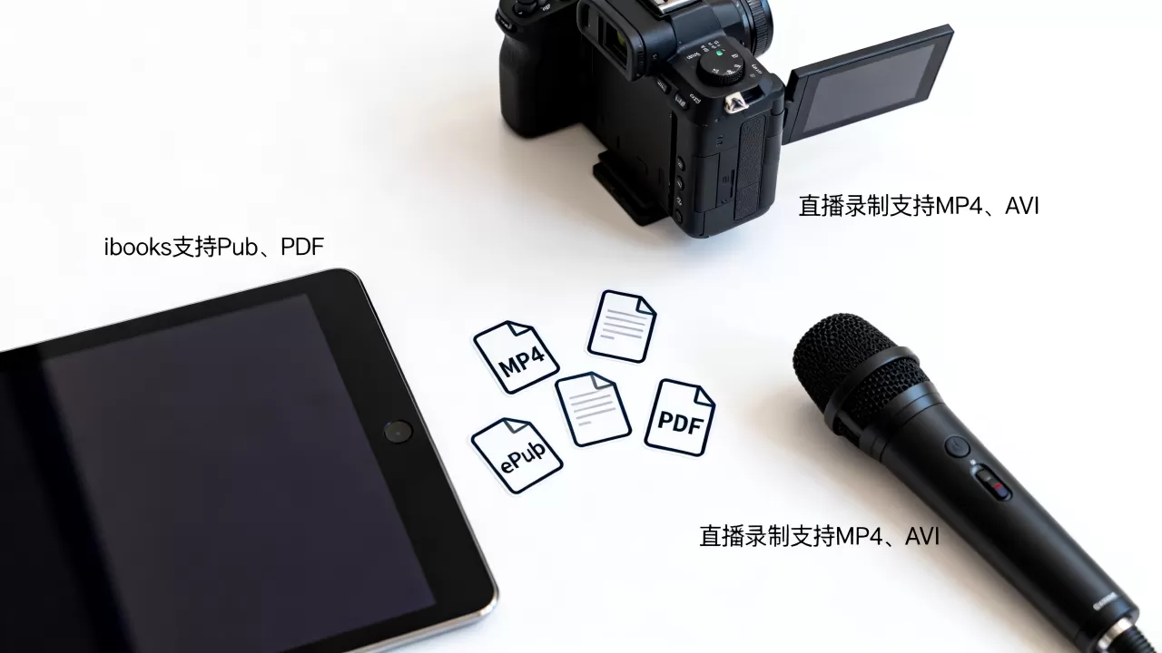 ibooks和直播录制各支持什么格式,格式不兼容怎么办? ibooks和直播录制各支持什么格式,格式不兼容怎么办?