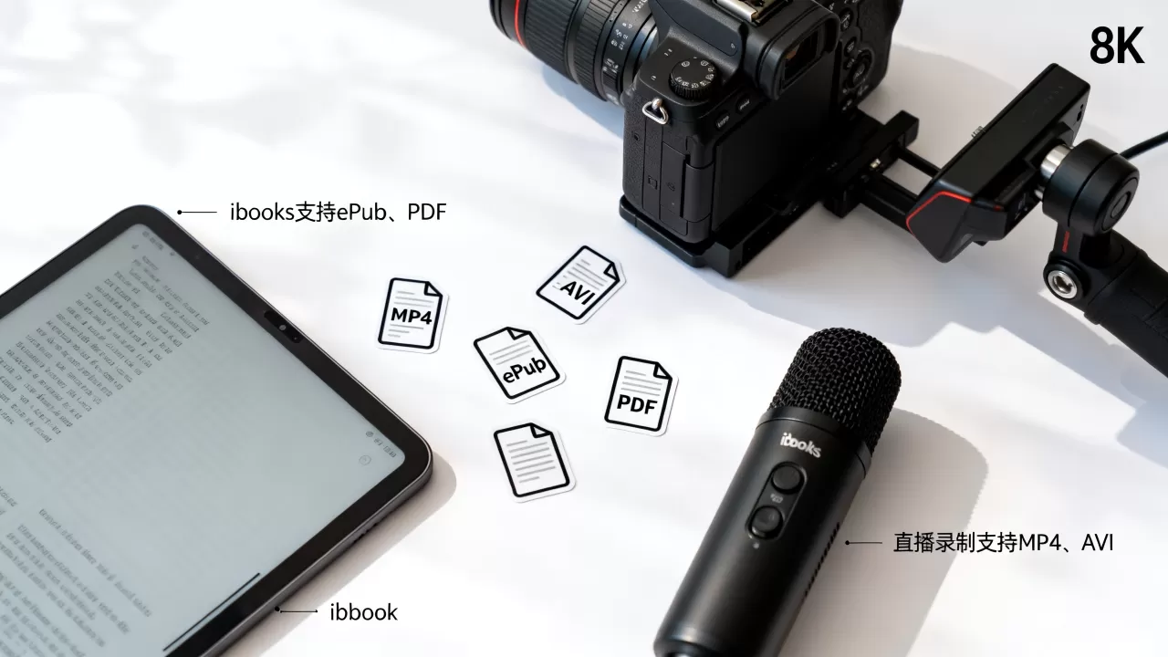 ibooks和直播录制各支持什么格式,格式不兼容怎么办? ibooks和直播录制各支持什么格式,格式不兼容怎么办?
