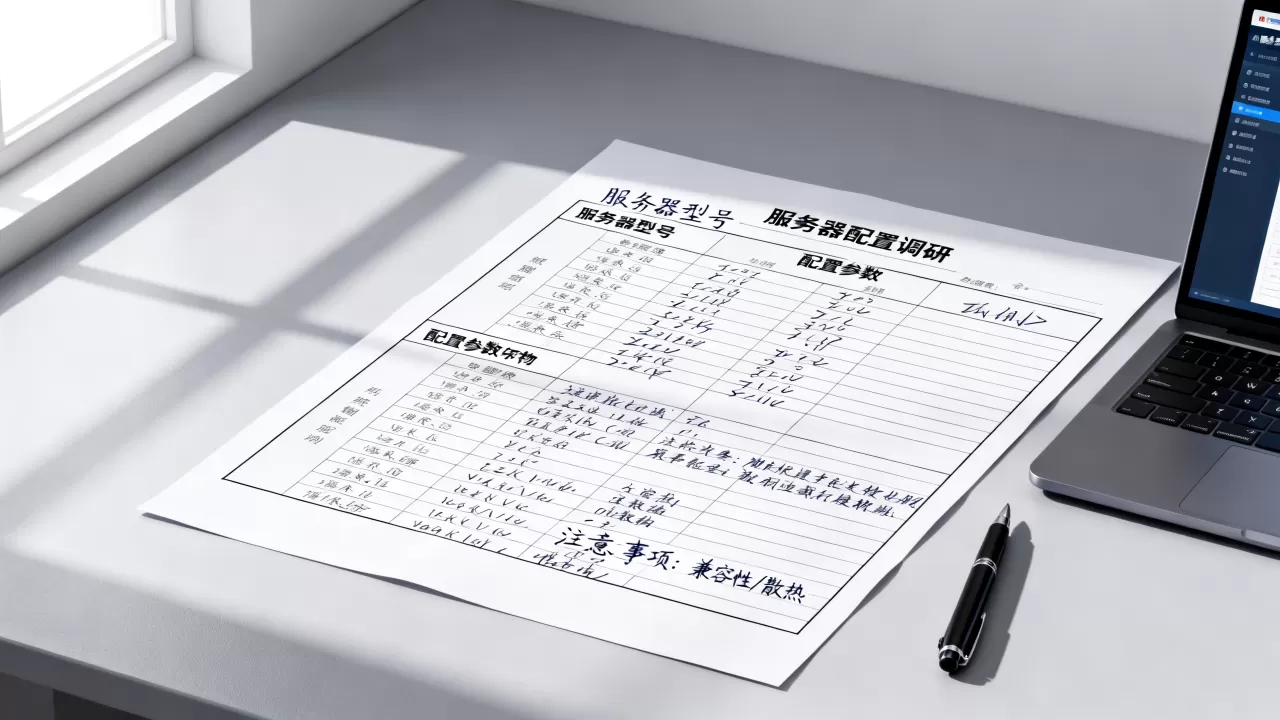 服务器配置调研表怎么做,有哪些注意事项? 服务器配置调研表怎么做,有哪些注意事项?