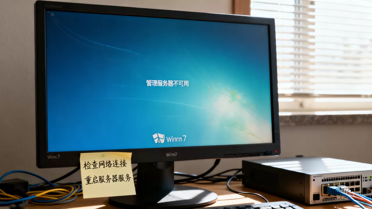 win7电脑管理服务器不可用怎么解决,是什么原因? win7电脑管理服务器不可用怎么解决,是什么原因?