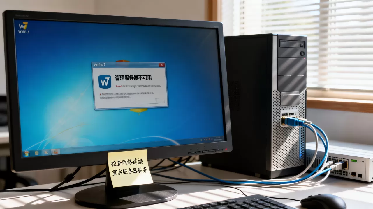 win7电脑管理服务器不可用怎么解决,是什么原因? win7电脑管理服务器不可用怎么解决,是什么原因?